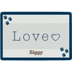 Frisco Love Cutout Personalized Dog & Cat Placemat