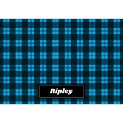 Frisco Plaid Personalized Dog & Cat Placemat -Frisco 299564 PT2. AC SS1800 V1636048655