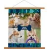 Frisco Personalized Contemporary Mosaic With Bone Collage Canvas Poster With Wood Hanger, 16" X 20" -Frisco 300968 MAIN. AC SS1800 V1636047701