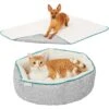 Frisco Sherpa Dog & Cat Blanket & Frisco Sherpa Hexagon Bolster Cat & Dog Bed -Frisco 303598 MAIN. AC SS1800 V1623064658