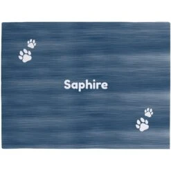 Frisco Personalized Heathered Soft Fleece Cat & Dog Blanket, 30" X 40"