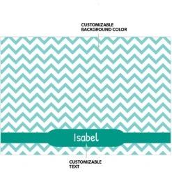 Frisco Personalized Chevron Dog & Cat Placemat -Frisco 306754 PT1. AC SS1800 V1636047795