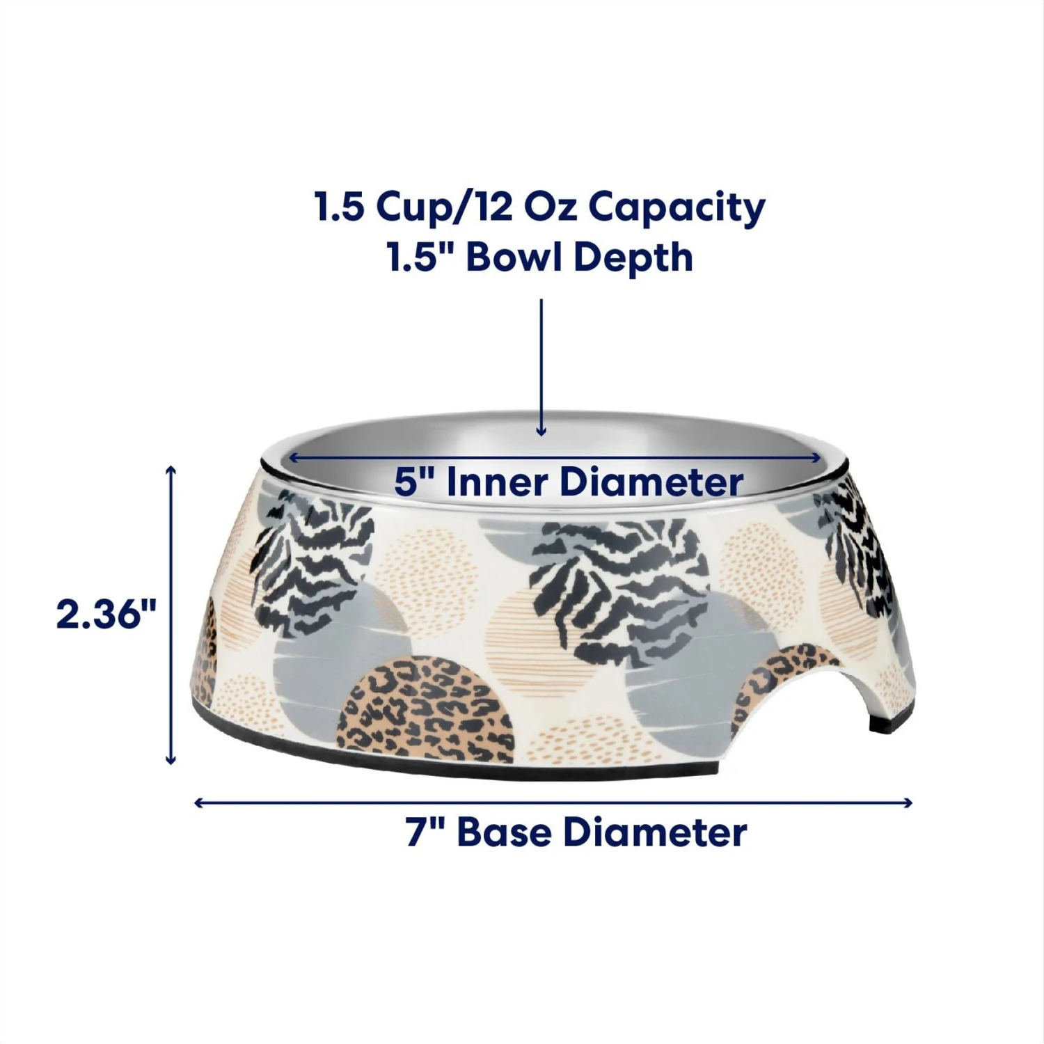 Frisco Animal Design Stainless Steel Dog & Cat Bowl 4 Frisco Animal Design Stainless Steel Dog & Cat Bowl - Image 2