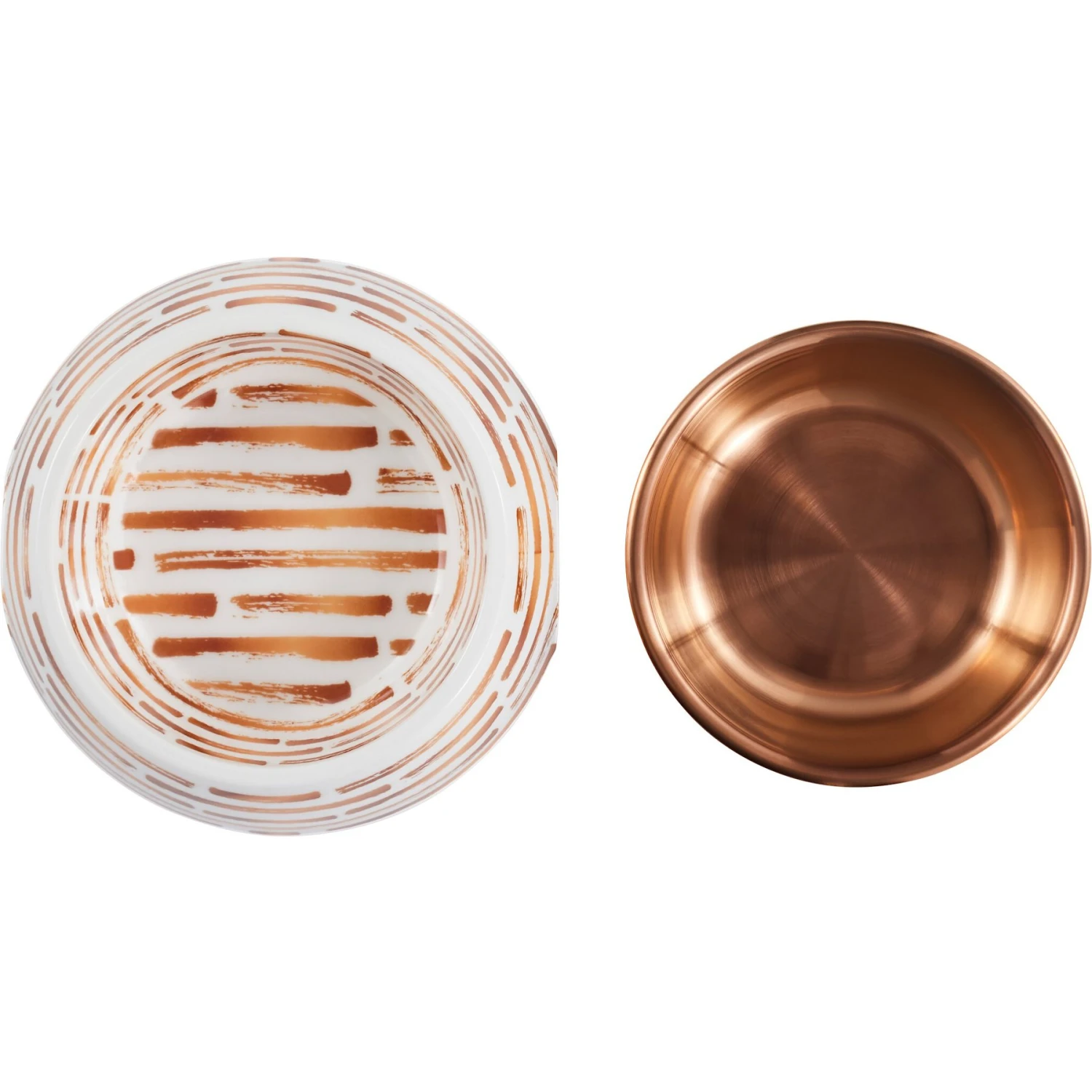 Frisco Copper Print Design Stainless Steel Dog & Cat Bowl 7 Frisco Copper Print Design Stainless Steel Dog & Cat Bowl - Image 5