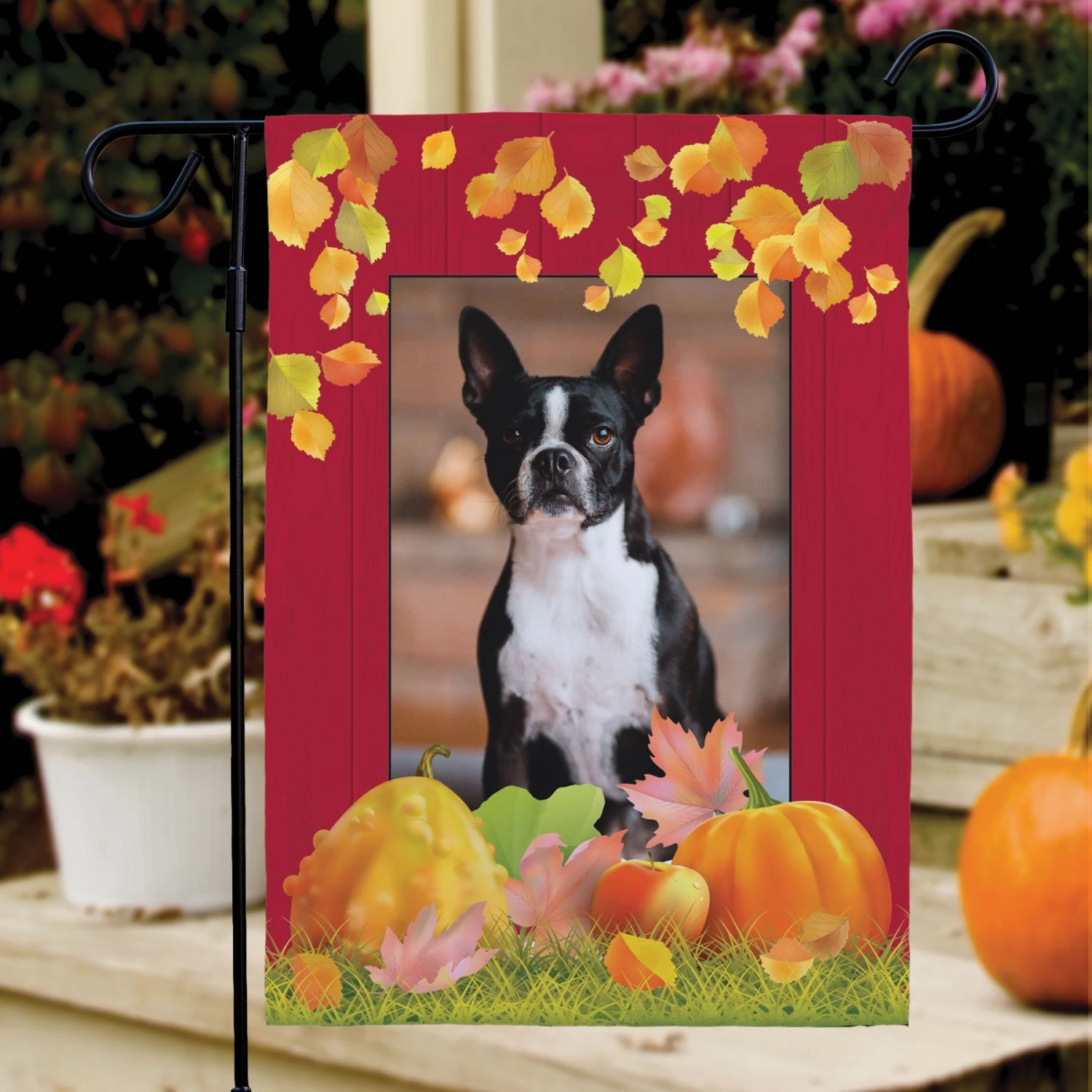 Frisco Personalized Double Sided Printed Fall Garden Flag 5 Frisco Personalized Double Sided Printed Fall Garden Flag - Image 3