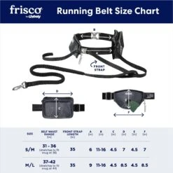 Frisco Outdoor Running Belt With Bungee Dog Leash 10 Frisco Outdoor Running Belt With Bungee Dog Leash -Frisco 331408 PT1. AC SS1800 V1663342667
