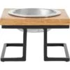 Frisco Premium Wood Elevated Single Dog & Cat Bowl -Frisco 331493 MAIN. AC SS1800 V1657656891