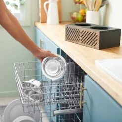 Frisco Premium Wood Elevated Stainless Steel Double Diner Dog & Cat Bowl, Black, 3 Cup -Frisco 331509 PT6. AC SS1800 V1657656894