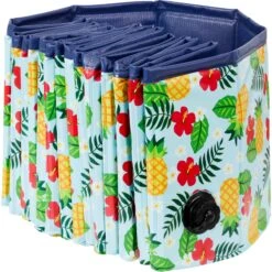 Frisco Outdoor Dog Swimming Pool, Hawaiian Print -Frisco 331652 PT2. AC SS1800 V1646179637