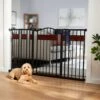 Frisco Wood Accents Extra Wide Auto-close Pet Gate, 30-in -Frisco 352631 MAIN. AC SS1800 V1657739663