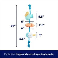 Frisco Hanukkah Celebration Plush With Rope Squeaky Dog Toy 8 Frisco Hanukkah Celebration Plush With Rope Squeaky Dog Toy -Frisco 360986 PT1. AC SS1800 V1695046039