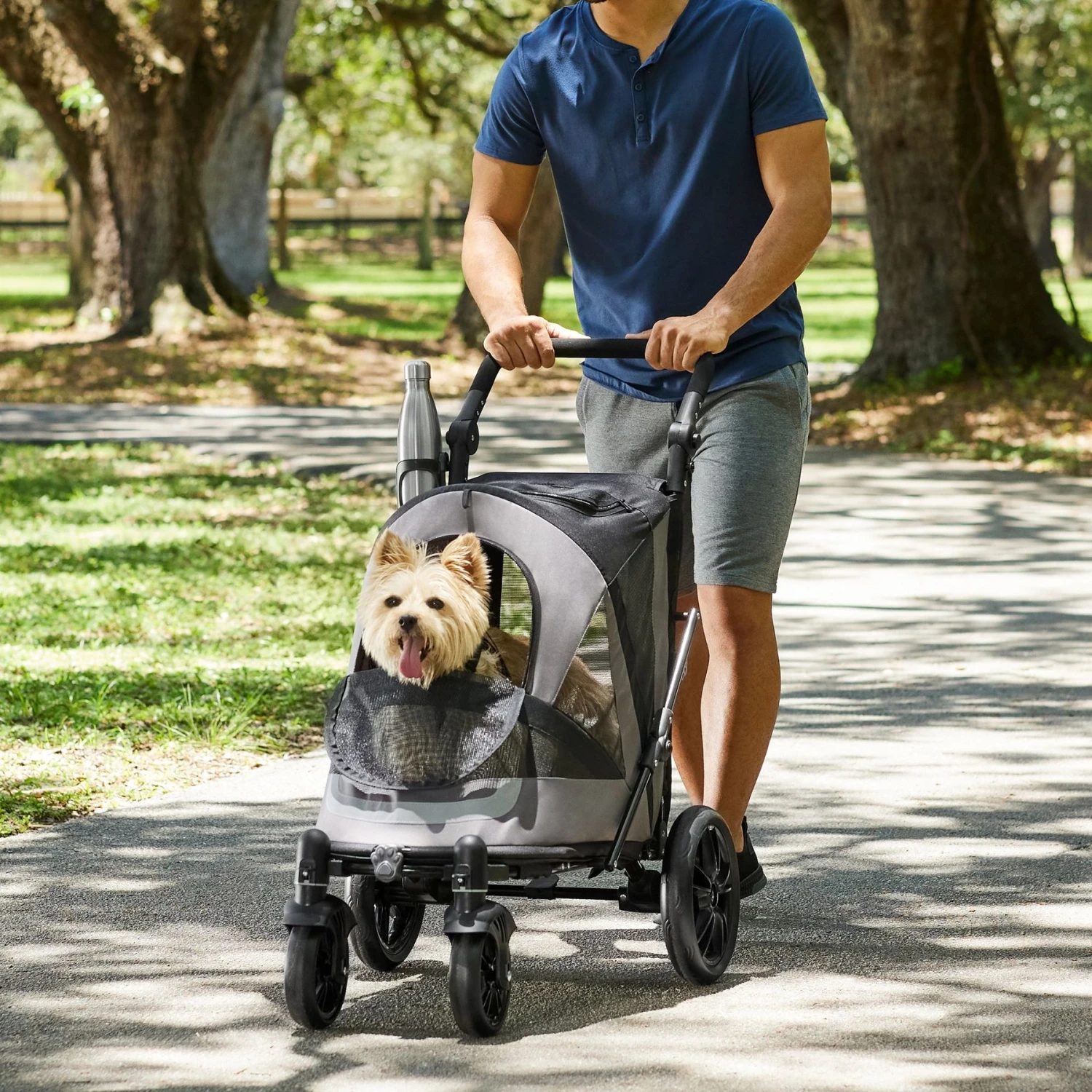 Frisco No-Zip, Cabin Collapsible Cat & Dog Stroller 3 Frisco No-Zip, Cabin Collapsible Cat & Dog Stroller
