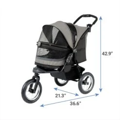 Frisco No-Zip, Collapsible Cat & Dog Jogger Stroller -Frisco 361638 PT1. AC SS1800 V1660666017