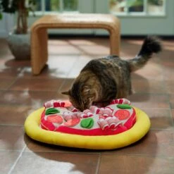 Frisco Pizza Reversible Snuffle Mat, Yellow, Medium 11 Frisco Pizza Reversible Snuffle Mat, Yellow, Medium -Frisco 363398 PT3. AC SS1800 V1660750517