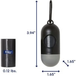 Frisco Dog Poop Bag Dispenser, 15 Count 13 Frisco Dog Poop Bag Dispenser, 15 Count -Frisco 363846 PT3. AC SS1800 V1669101089