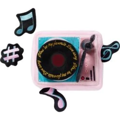 Frisco Valentine Love Song Record Player Hide & Seek Puzzle Plush Squeaky Dog Toy