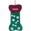 Frisco Personalized Bone Shaped Holiday Dog Stocking