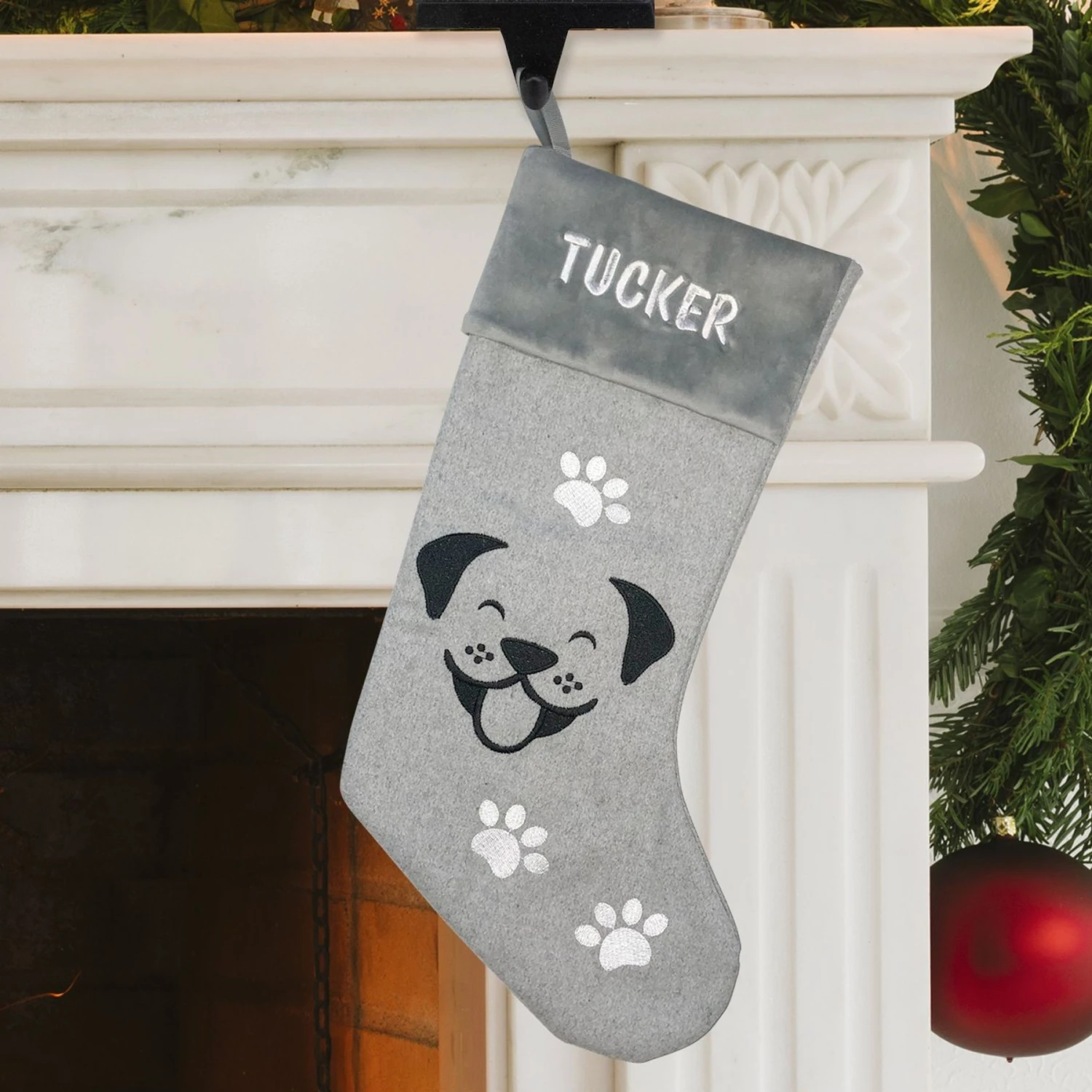 Frisco Personalized Happy Dog Holiday Dog Stocking 4 Frisco Personalized Happy Dog Holiday Dog Stocking - Image 2