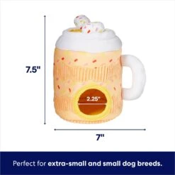 Frisco Halloween Fall Latte Hide & Seek Puzzle Plush Squeaky Dog Toy -Frisco 668326 PT1. AC SS1800 V1689343879