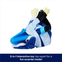 Frisco Holiday Arctic Buddies 2-in-1 Rip For Surprise Plush & Rubber Dog Toy -Frisco 739718 PT2. AC SS1800 V1694809430