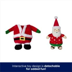 Frisco Holiday Santa On Vacation 2-in-1 Plush Squeaky Dog Toy 10 Frisco Holiday Santa On Vacation 2-in-1 Plush Squeaky Dog Toy -Frisco 739894 PT2. AC SS1800 V1694814062