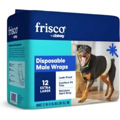 Vetnique Labs Glandex Wipes Rear End Anal Gland Cleansing & Deodorizing Hygienic Rear End Boot The Scoot Dog & Cat Wipes & Frisco Disposable Male Dog Wraps -Frisco 826454 PT5. AC SS1800 V1681332054