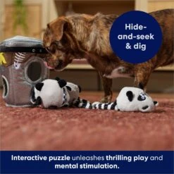 Frisco Volcano Hide & Seek Puzzle Plush Squeaky Dog Toy & Frisco Trash Can & Raccoons Hide & Seek Puzzle Plush Squeaky Dog Toy -Frisco 962054 PT8. AC SS1800 V1694783037