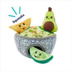 Frisco Corndog Interactive Plush Squeaky Dog Toy & Frisco Guacamole Hide & Seek Puzzle Plush Squeaky Dog Toy -Frisco 962086 PT7. AC SS1800 V1694782977