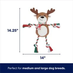 Frisco Holiday Reindeer Plush With Rope Squeaky Dog Toy & Frisco Holiday Lights Plush With Rope Squeaky Dog Toy 12 Frisco Holiday Reindeer Plush With Rope Squeaky Dog Toy & Frisco Holiday Lights Plush With Rope Squeaky Dog Toy -Frisco 986134 PT2. AC SS1800 V1698346274