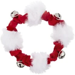 Frisco Holiday Dog & Cat Santa Hat, 1 Count & Frisco Jingle Bells Dog & Cat Holiday Collar With Bells, 1 Count -Frisco 986254 PT5. AC SS1800 V1698258055